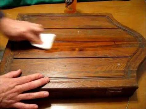 Restore Filthy Antique Wood and Furniture Fast and Simple - YouTube