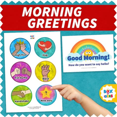 Good Morning Greetings Classroom Decoration Poster - Etsy