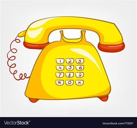 Cartoons phone Royalty Free Vector Image - VectorStock