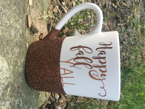 Fall Mug Coffee Mug Fall Coffee Mug Happy Fall Yall - Etsy