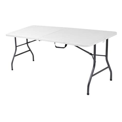 Cosco 6 ft. Centerfold Blow Molded Folding Table - Walmart.com