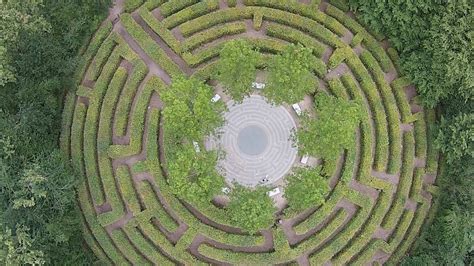 London Secret Maze Four Seasons From Above - YouTube