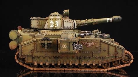 How to paint Banebade Tank Imperial Guard? | Warhammer 40k | BuyPainted - YouTube