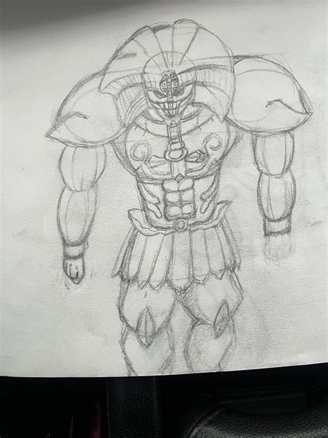 Exodia the forbidden one rough sketch : r/sketchpad