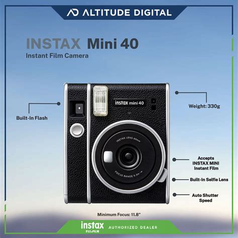 FUJIFILM Instax Mini 40 Instant Film Camera