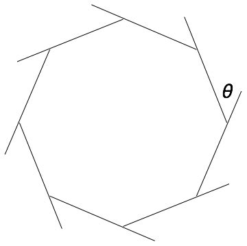 geometry - What is the size of the exterior angle of a regular octagon ...