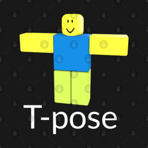 Roblox Noob T-Pose - Roblox - T-Shirt | TeePublic