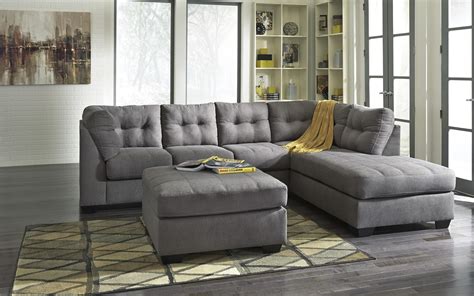 Benchcraft Maier - Charcoal 2-Piece Sectional with Right Chaise | John V Schultz Furniture ...