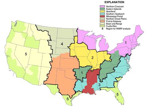 Agricultural Map Of Usa