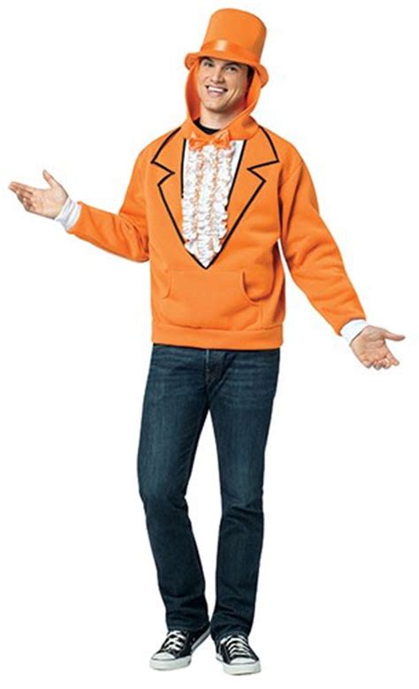 Dumb and Dumber Lloyd Christmas Tuxedo Hoodie Costume - Walmart.com - Walmart.com