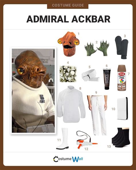 Dress Like Admiral Ackbar Costume | Halloween and Cosplay Guides