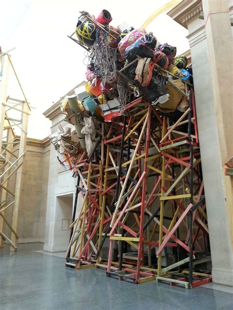 Tate Britain: Phyllida Barlow. | Colorful abstract art, Recycle sculpture, Art sites