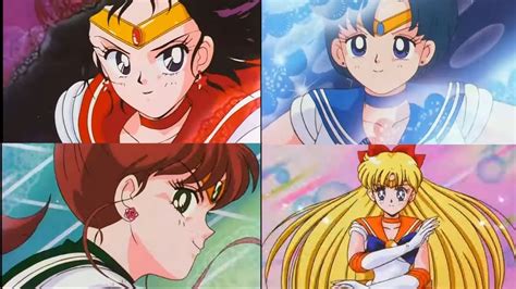 Inner Senshi Group Transformation (Sailor Moon R) - YouTube