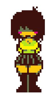 i had fun making this female kris sprite : r/Deltarune