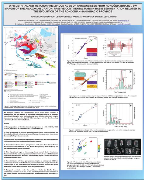 (PDF) U-Pb DETRITAL AND METAMORPHIC ZIRCON AGES OF PARAGNEISSES FROM RONDÔNIA (BRAZIL), SW ...