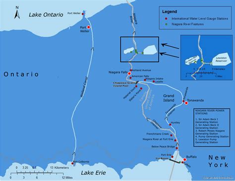 Niagara River Map