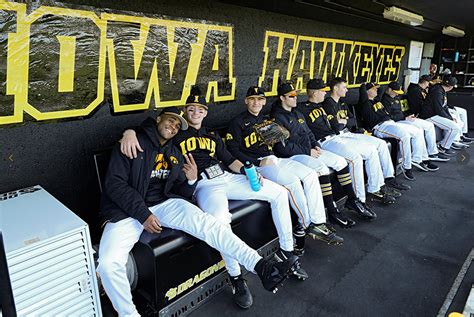 Iowa Hawkeye Baseball Benches by Dragon Seats