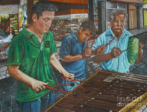 Xylophone Players Painting by Jim Barber Hove | Fine Art America