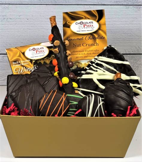 Dark Chocolate Lover's Gift Basket - Chocolate Pizza