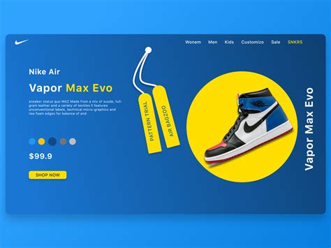 Nike E-Commerce Landing Page by Sayed Ahmed on Dribbble