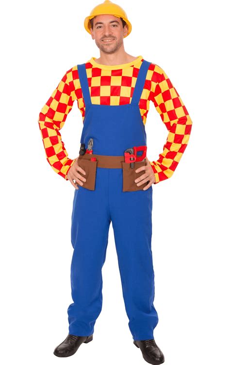 Mens Bob The Builder Costume | Joke.co.uk