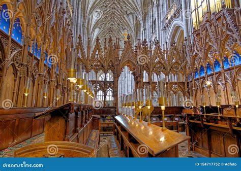 Interior of Winchester Cathedral Editorial Photography - Image of christian, ceiling: 154717752