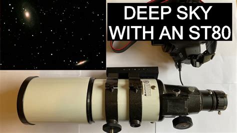 Astrophotography with a Short Tube 80 ST80 Achromatic Telescope - YouTube