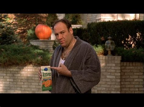 I like the one that says some pulp | The Sopranos - YouTube