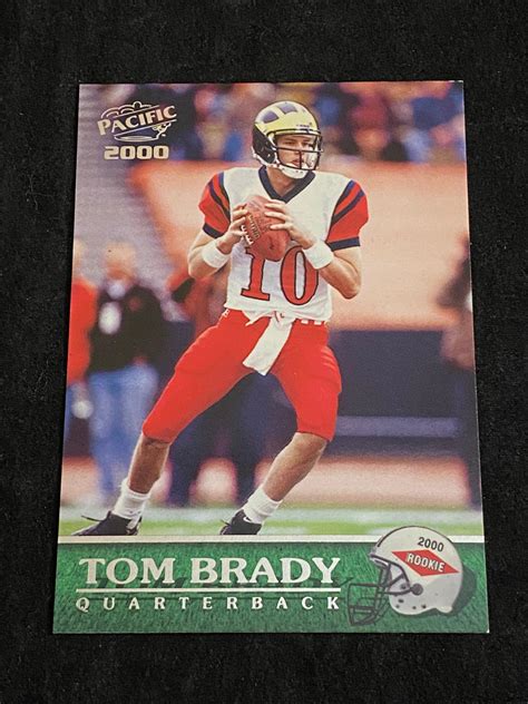 Sold Price: (NM) 2000 Pacific Tom Brady Rookie #403 Football Card ...