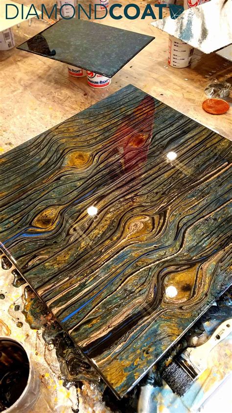 17+ Splendid Epoxy Resin Wood Carved Vanity Tio Collection | Resin countertops, Resin furniture ...