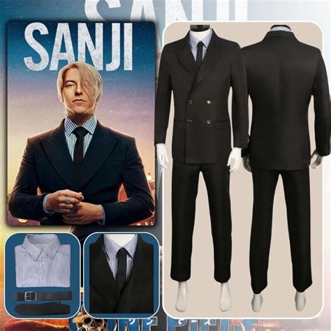 One Piece Live Action Sanji Outfit Suit Cosplay Costume | One Piece Store