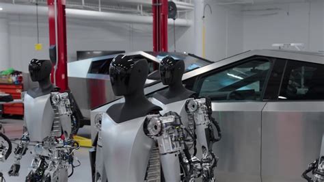 Rise of the Tesla-bots - Elon Musk shows off Terminator-like Optimus robots - Manchester Evening ...