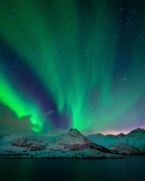 Aurora Borealis aka Northern Lights captured February 2020 in the ...