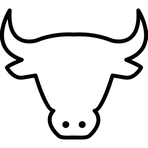 Cow Face Outline - ClipArt Best