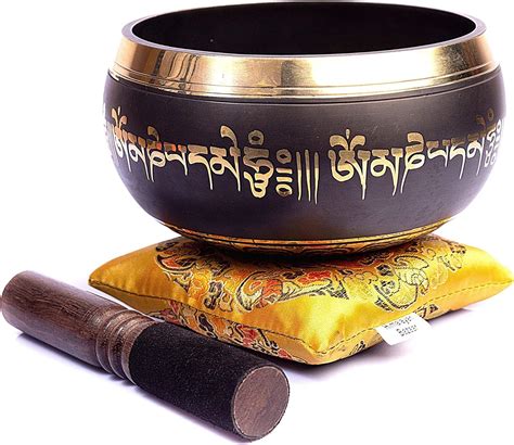 HIMALAYAN BAZAAR Tibetan Singing Bowl Set - 4" - Ambient Soundscapes