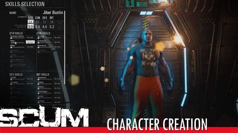 SCUM - Character creation & Customization [Pre-alpha] - YouTube