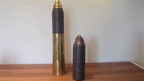 ww1 18lb (pound) artillery shells - YouTube