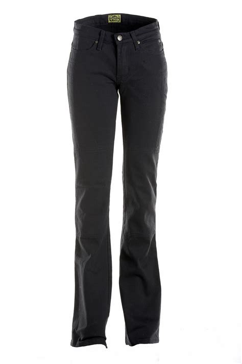 Draggin Ladies' Skins Kevlar Motorcycle Jeans - Black | Motorcycle Jeans | Bike Stop UK