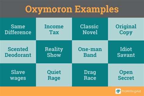 50 Examples of Oxymorons