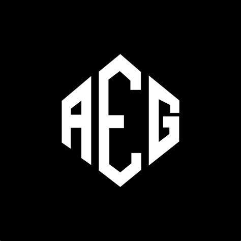 AEG letter logo design with polygon shape. AEG polygon and cube shape logo design. AEG hexagon ...