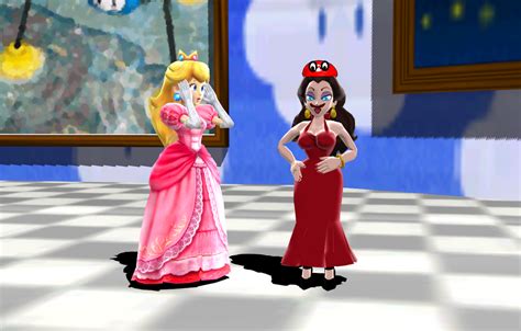 Pauline possessed by Mario by crynal on DeviantArt