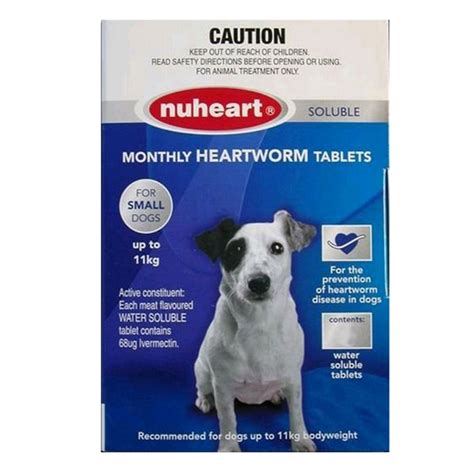 Buy Heartgard Plus Generic Nuheart Small Dogs Upto 25lbs (Blue) - Free Shipping