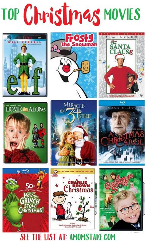 Top 25 Christmas Movies to Watch in December! - A Mom's Take