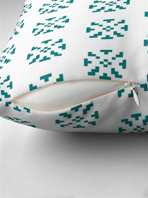 "Pixel pattern circle" Throw Pillow by Bee- | Redbubble Printed Throw Pillows, Designer Throw ...