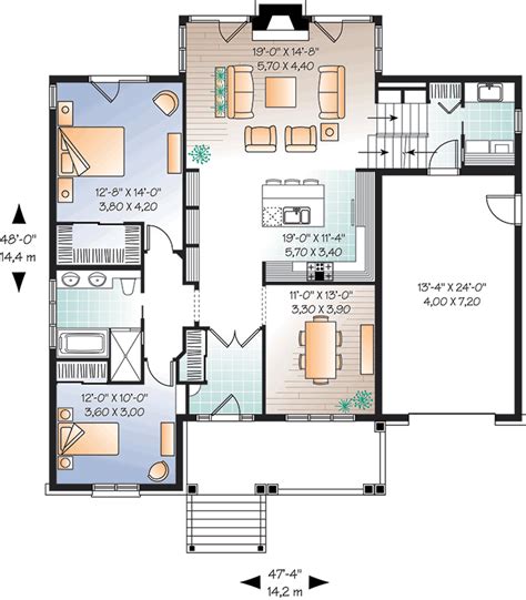 Front To Back Split Level House Plans / Adding Existing Front Back Split Level House Still ...