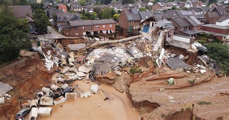 Devastating Scenes After Deadly Floods in Germany, Belgium