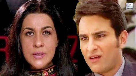 When Saif Ali Khan Was Shocked To See Ex-Wife Amrita Singh Without Make ...