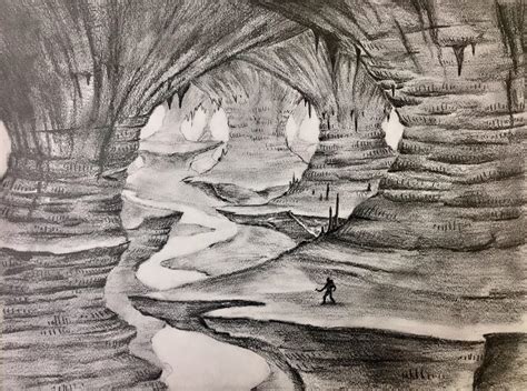 cavern drawing : r/drawing