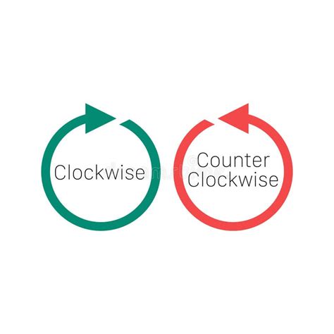 Counterclockwise Direction Stock Illustrations – 332 Counterclockwise ...