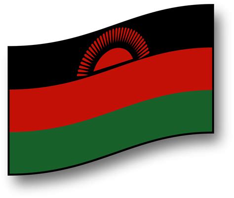 Clipart - clickable Malawi flag